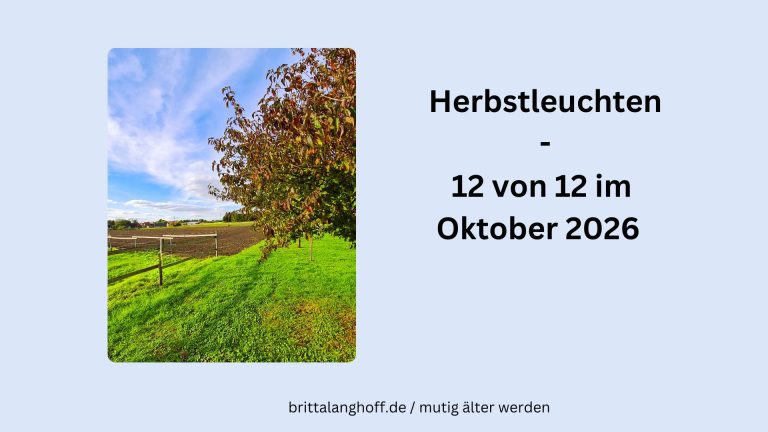 die beliebte Blogparade - 12 Fotos durch den 12 Oktober 2026