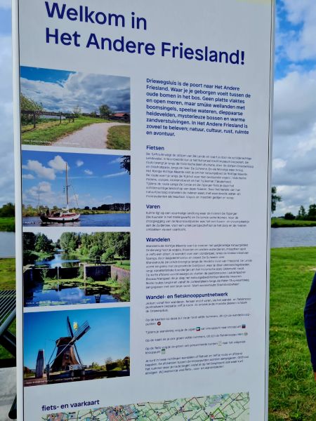 Schon in friesland - die Driewegsluis Anlage