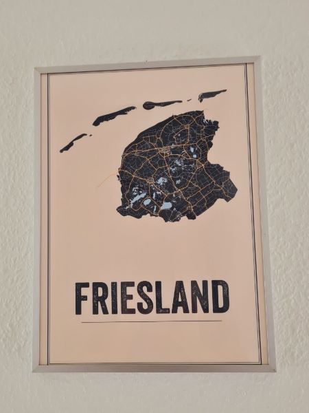Friesland-Karte - Symbolbild für die Reiseplanung 