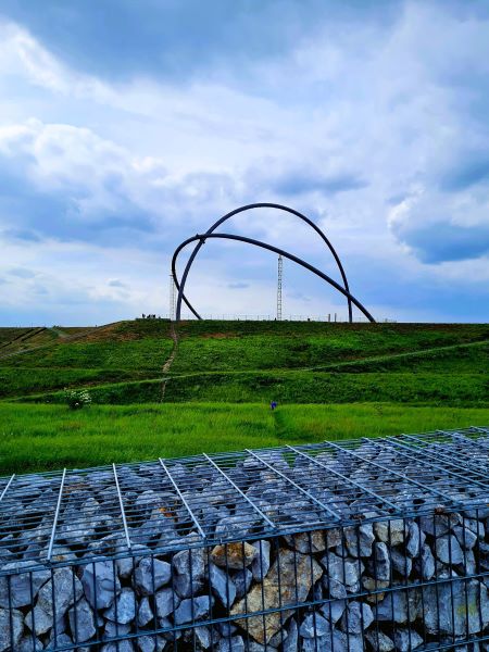 Halde Hoheward , weithin sichtbare Heimat Wegmarke im Ruhrgebiet