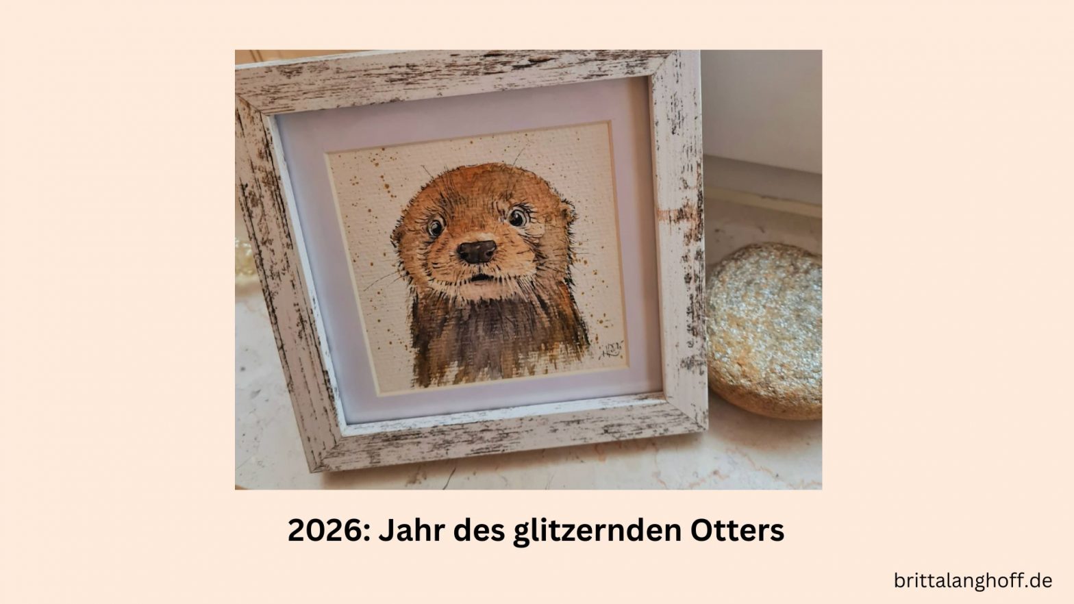 Wie wird 2026, lies hier Prognosen, Wünsche, Fragen. Der Jahresausblick von Britta Langhoff - mit ganz viel Glitzer