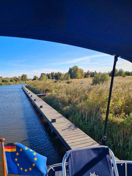 Marrekrite Insel Alde Feanen im Herbst einsam