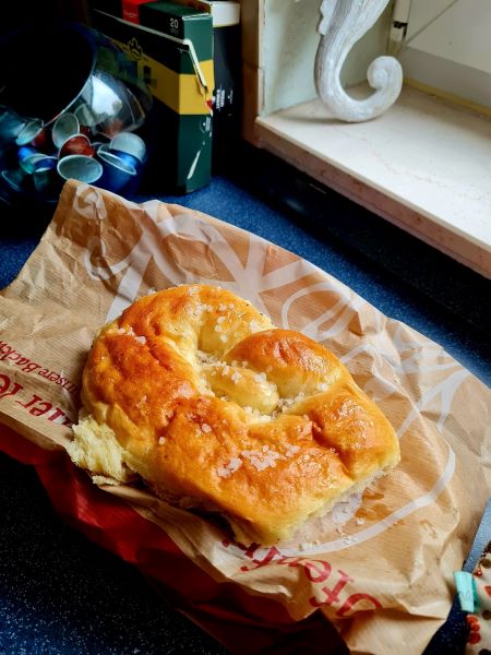 Martinsbrezel zum Frühstück