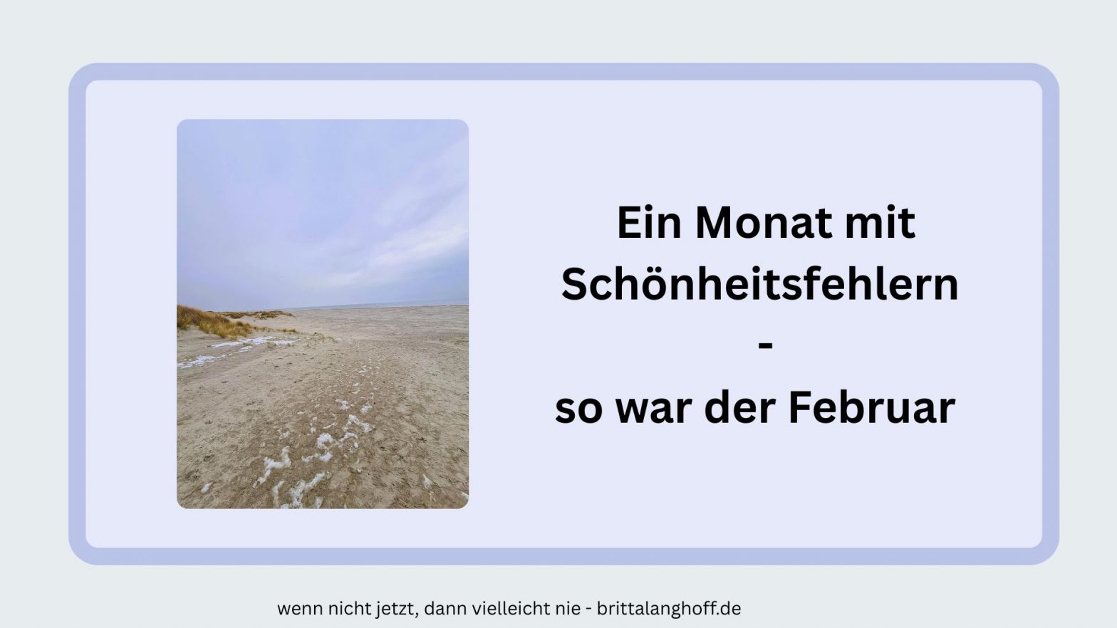 Rückblick auf den Monat Februar 2026 Britta Langhoff