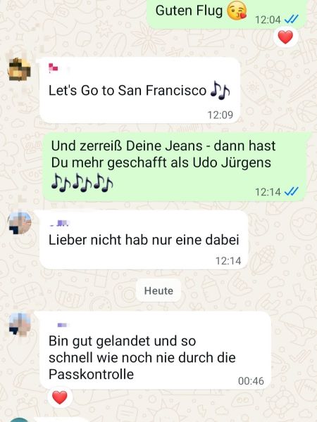 Messages am Morgen des 12ten April  