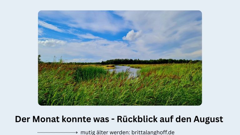 Autorin und Bloggerin Britta Langhoff - Rückblick August 2026