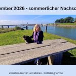 Autorin Britta Langhoff Rückblick September 2026 - der Sommer gab eine tolle Zugabe