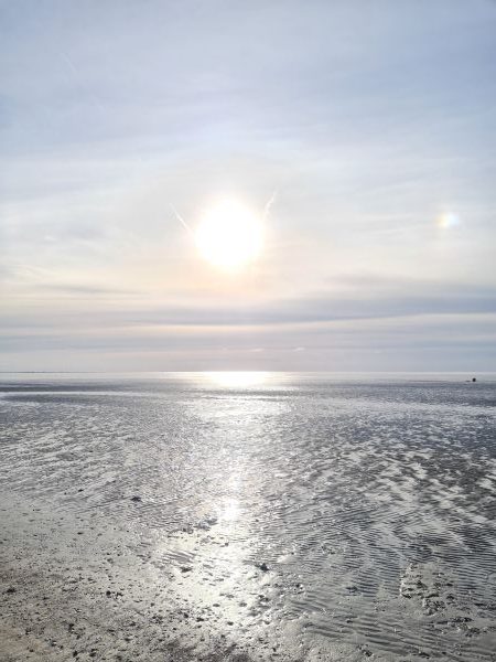 Sonnenuntergang am Wattenmeer in Harlingen aan Zee / NL