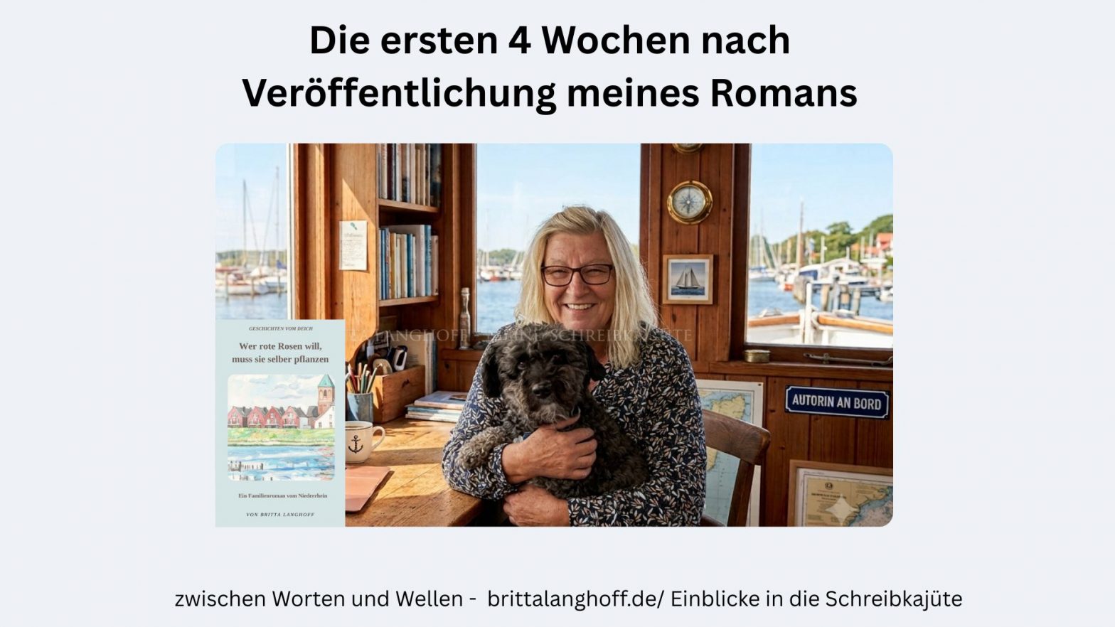 Hier berichtet Autorin Britta Langhoff von den ersten 4 Wochen als veröffentlichte Buchautorin im Self Publishing