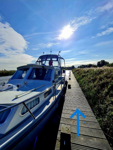 An diesem Steg war die versteckte Botschaft